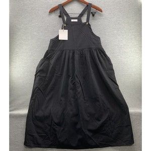 Bobo Kids Black Overall Long Dress